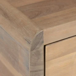 Chevet suspendu en acacia L45xl25xH16cm - bois clair