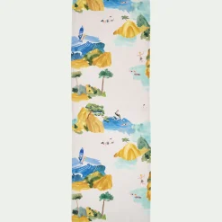 Chilienne de jardin enfant motif Sormiou - bleu