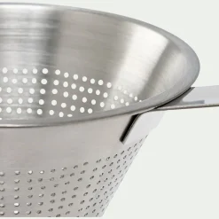 Chinois en inox - gris métallisé