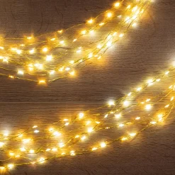 Chute lumineuse L1,80m - doré