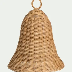 Cloche décorative en rotin D20xH24cm - naturel
