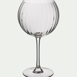 Coffret de 6 verres à pied ballon en cristallin 58cl - transparent