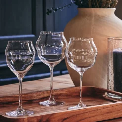Coffret de 6 verres à pied en cristallin 40cl - transparent