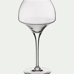 Coffret de 6 verres à pied en cristallin 55cl - transparent