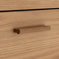 Commode 3 tiroirs en bois - bois clair