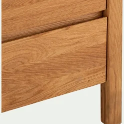 Commode 3 tiroirs en chêne - bois clair