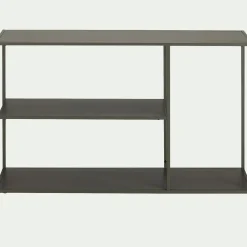 Console 3 plateaux en métal - vert cèdre