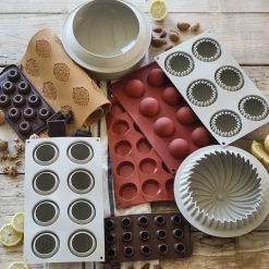 Corne à pâtisserie demi-ronde souple en silicone