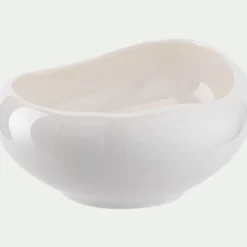 Coupe en porcelaine L23cm - blanc