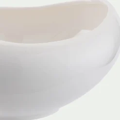 Coupe en porcelaine L23cm - blanc