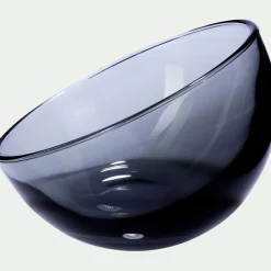 Coupelle à dessert en verre fumé D11cm - gris