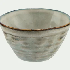 Coupelle conique en grès réactif D10,5cm - gris