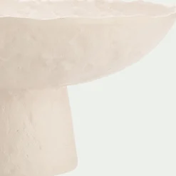 Coupelle décorative 31x15cm - blanc ventoux