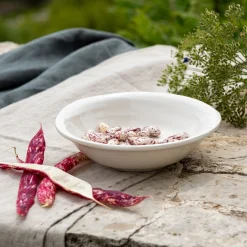 Coupelle en faïence D16,5cm - blanc