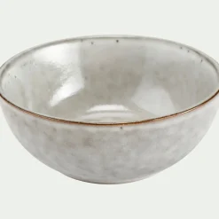 Coupelle en grès avec liseré doré D11cm - vert