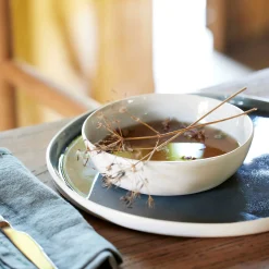 Coupelle en grès D15cm - gris borie