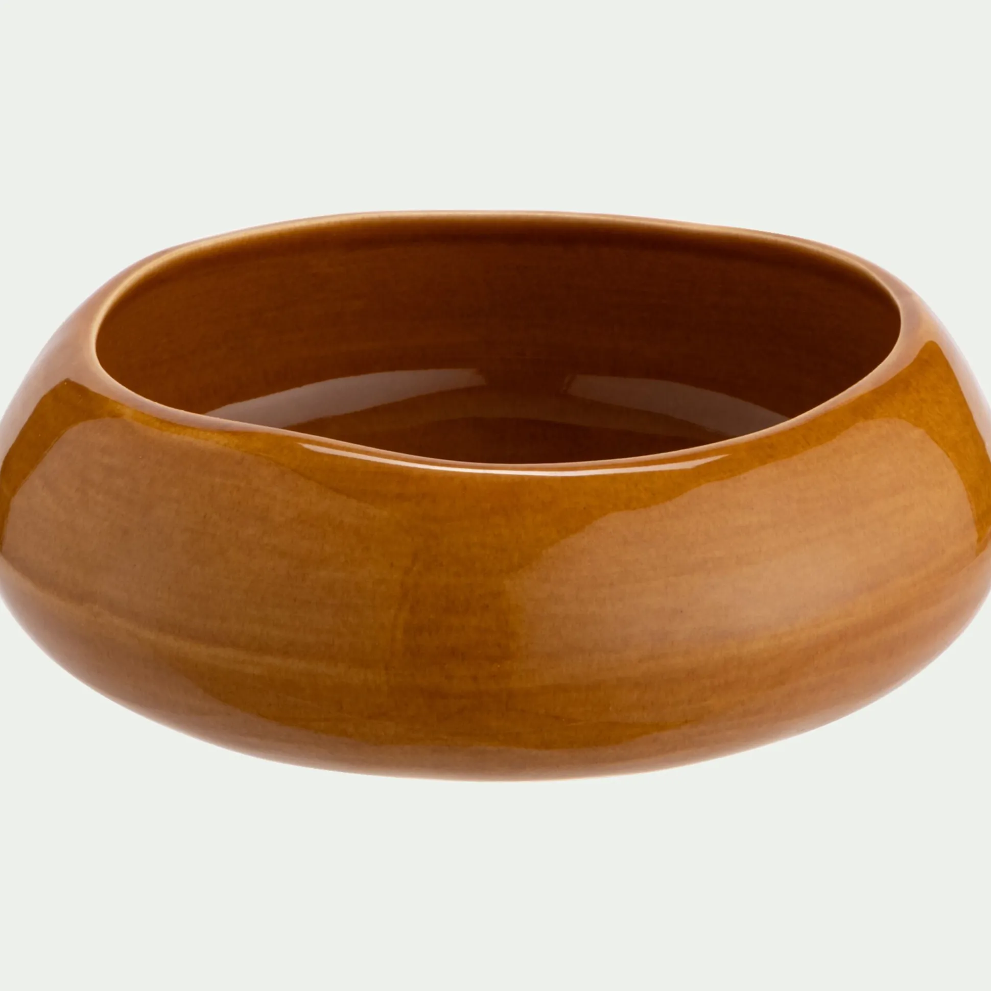 Coupelle en grès D19cm - marron