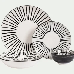 Coupelle en porcelaine D15,5cm - noir
