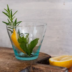 Coupelle en verre recyclé D11,5cm - transparent