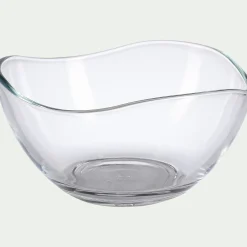 Coupelle ondulée en cristallin D12cm - transparent