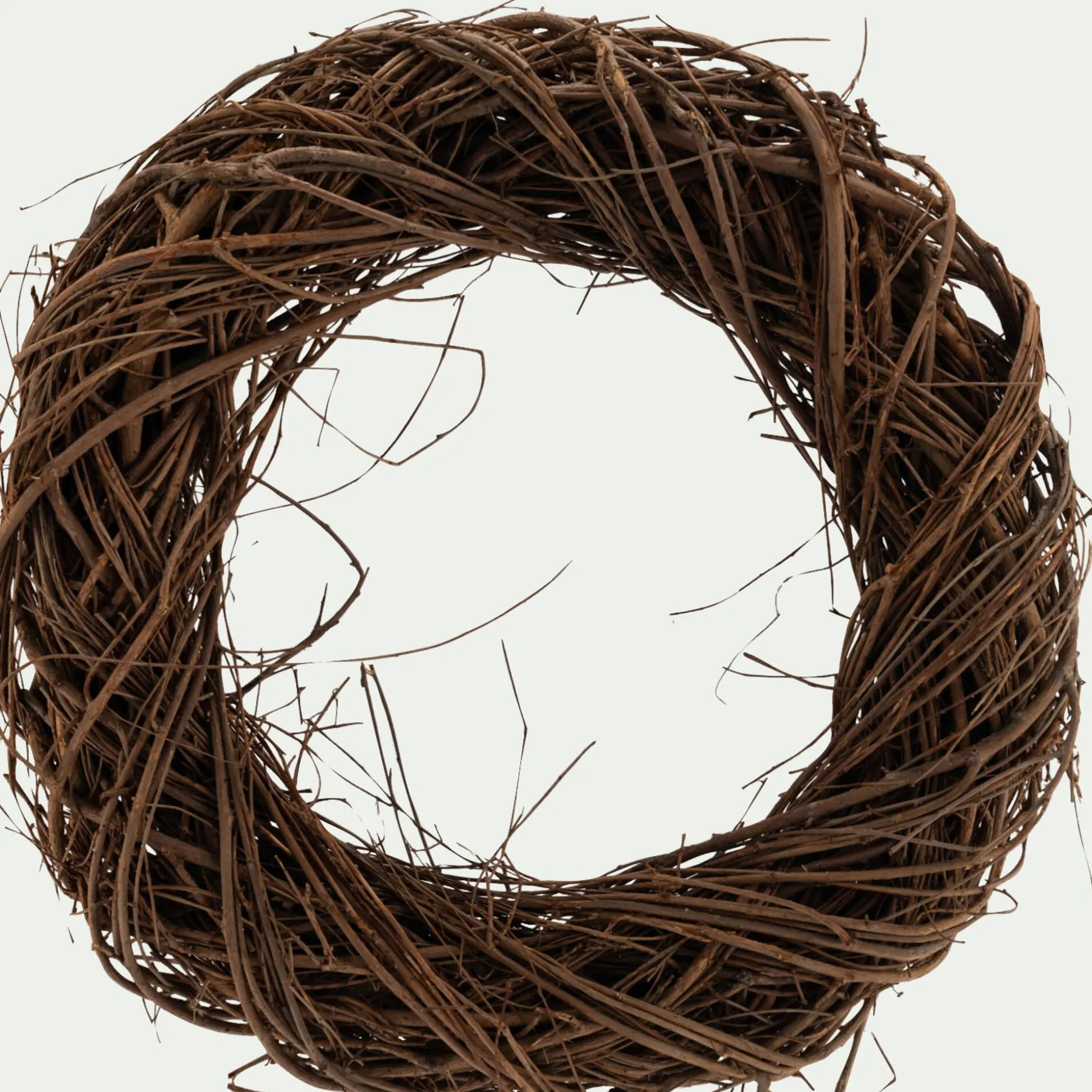 Couronne de Noël à décorer d40cm - naturel