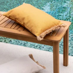Coussin de jardin 30x50cm - jaune argan