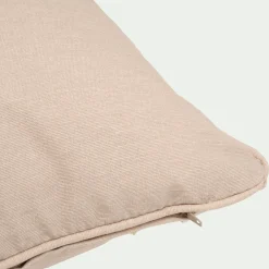 Coussin d'extérieur et intérieur déperlant 40x40cm - beige