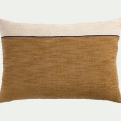Coussin en coton 40x60cm - brun noisette