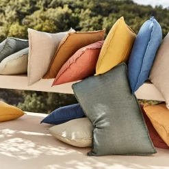 Coussin en lin lavé 40x60cm - naturel