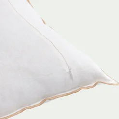 Coussin en lin 45x45cm - blanc écru