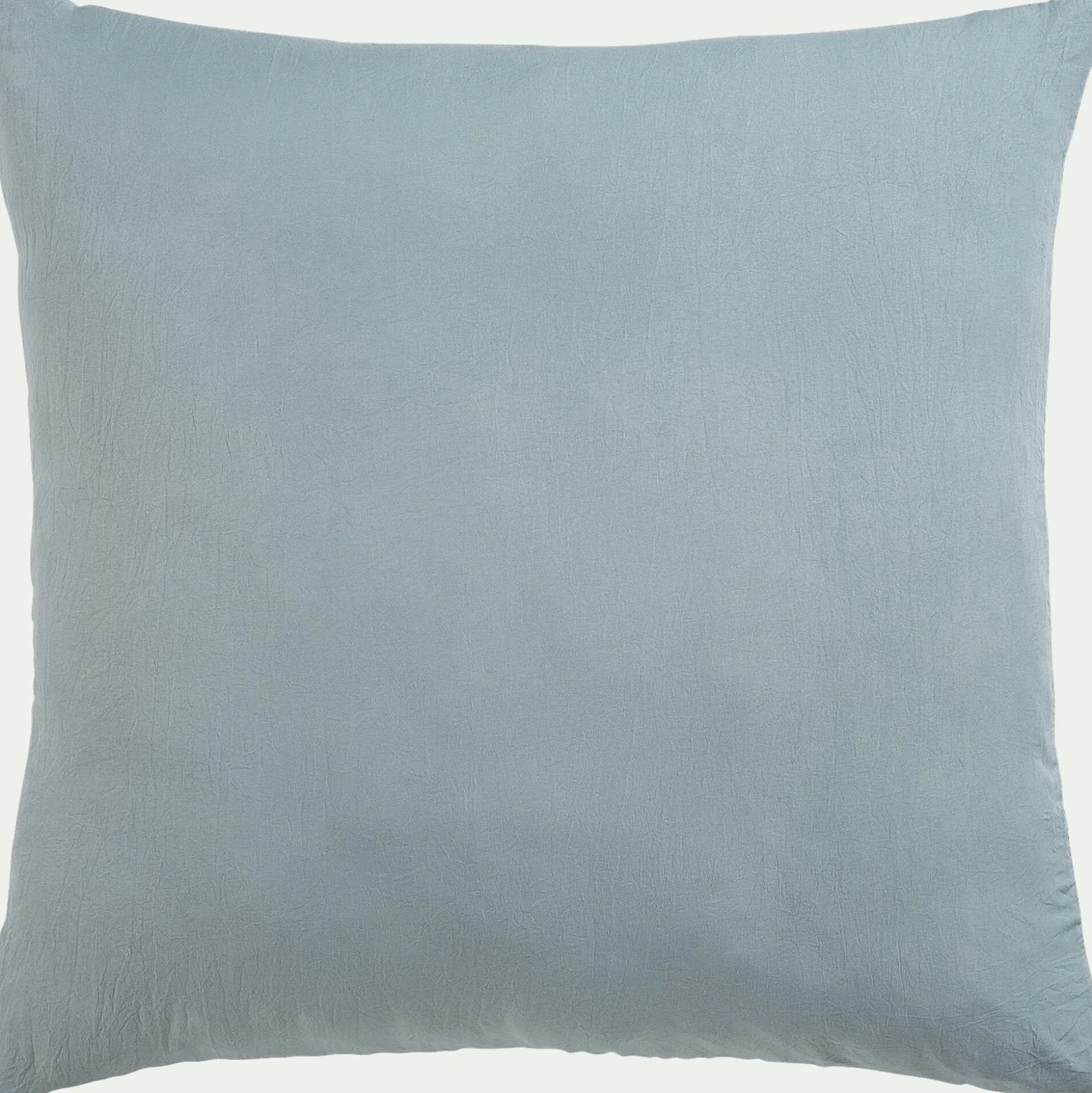 Coussin en tissu surpiqué 45x45cm - bleu calaluna