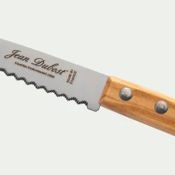 Couteau à légumes en inox et bois d'olivier 18cm - naturel