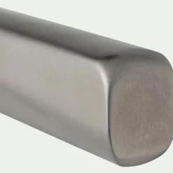 Couteau chef en céramique et manche en inox - gris métallisé