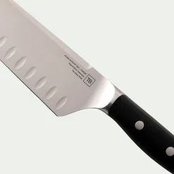 Couteau forgé japonais Santoku avec lame 18 cm en acier inoxydable