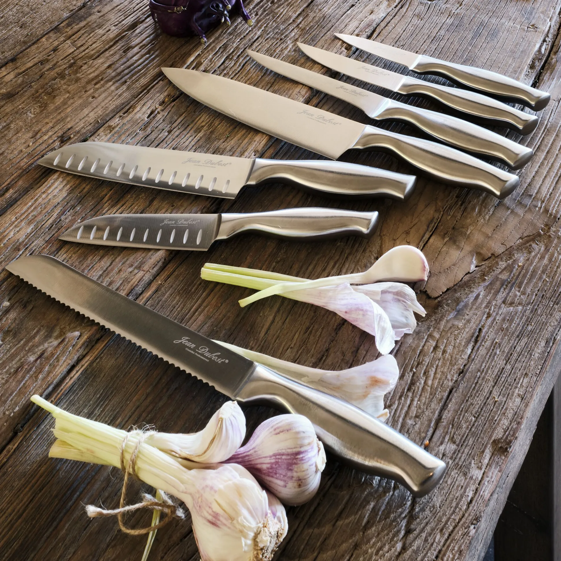 Couteau santoku en inox 25cm