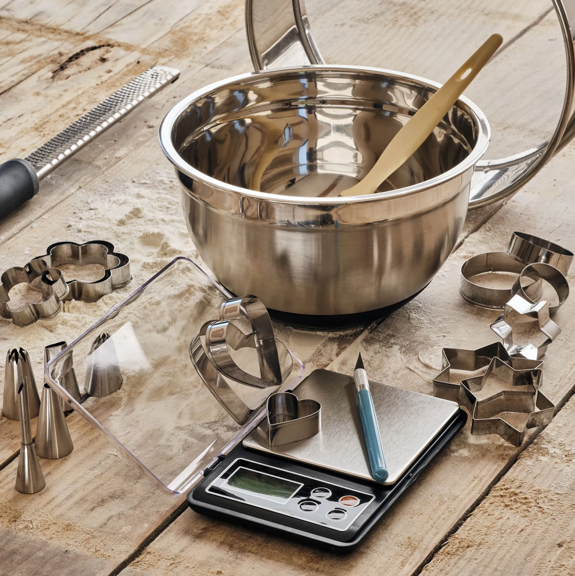 Cul de poule en inox D20cm - argenté