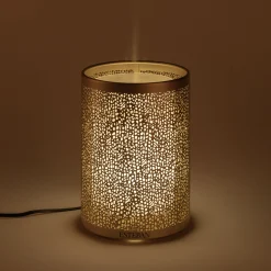 Diffuseur de parfum électrique en métal doré - 100ml
