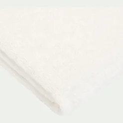 Drap de bain en coton - blanc ventoux 100x150cm