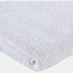 Drap de bain qualité hôtelière en coton - blanc 100x150cm