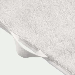 Drap de douche brodé en coton - blanc ventoux 70x140cm