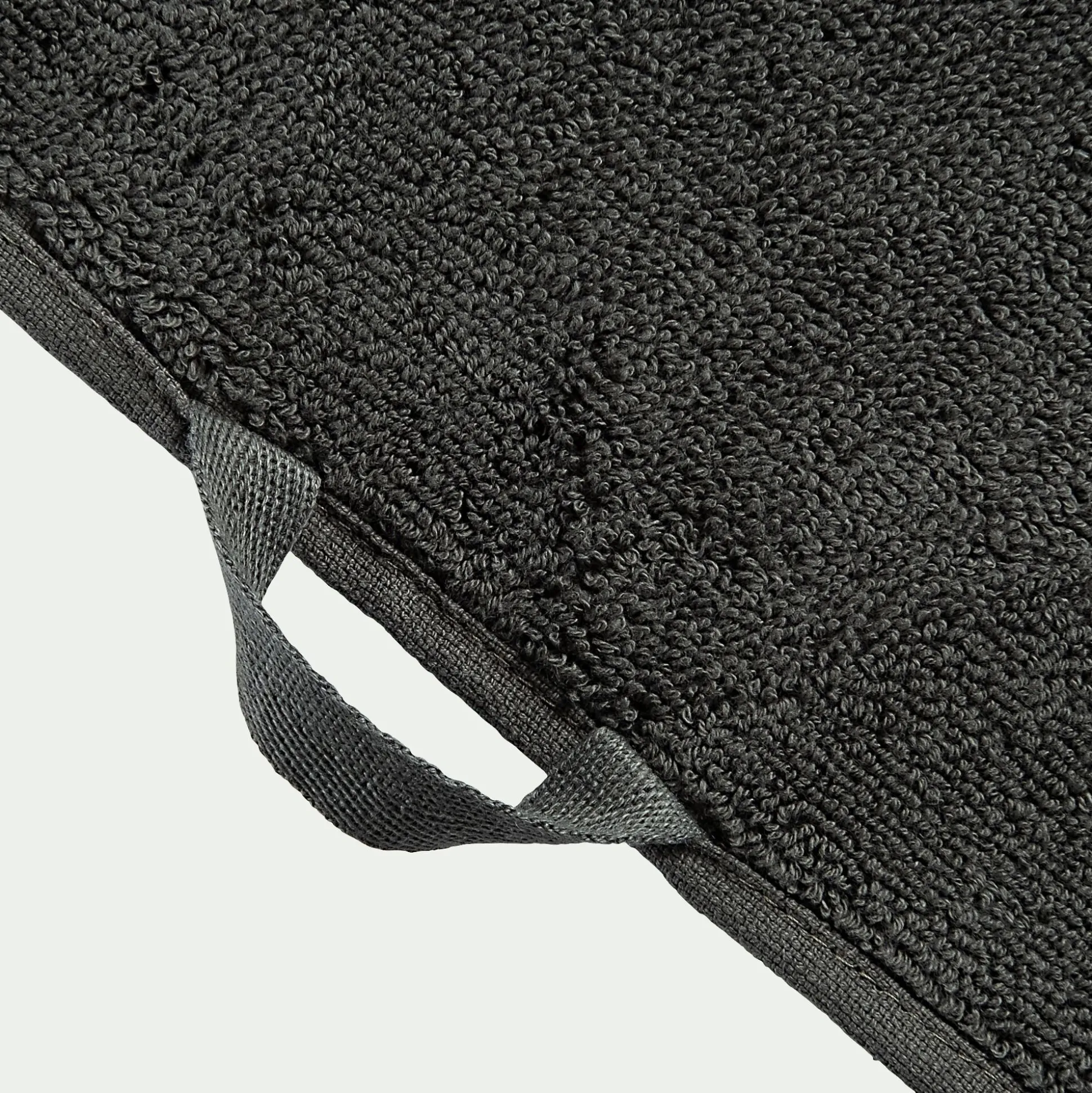 Drap de douche en coton - vert cèdre 70x140cm