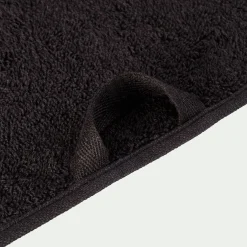 Drap de douche en coton - noir 70x140cm
