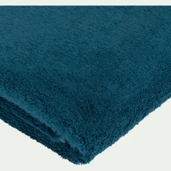 Drap de douche en coton peigné - bleu figuerolles 70x140cm