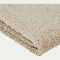 Drap de douche en coton peigné - beige alpilles 70x140cm
