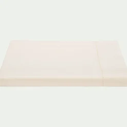 Drap plat en coton bio 270x300cm - blanc ventoux