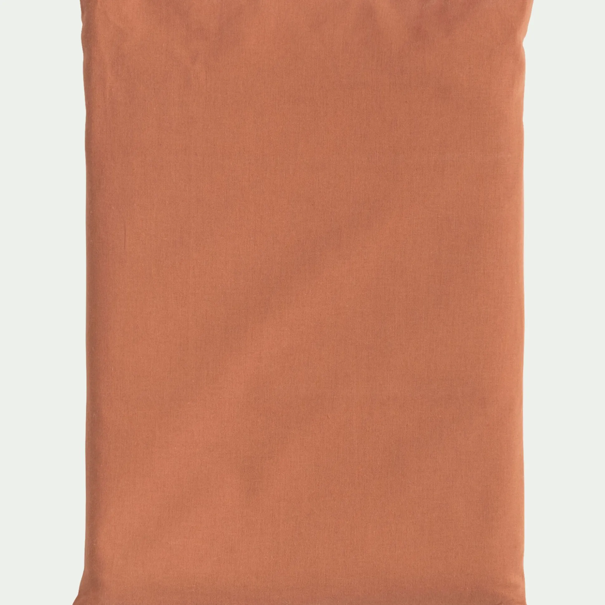 Drap plat en coton 270x300cm - brun rustrel