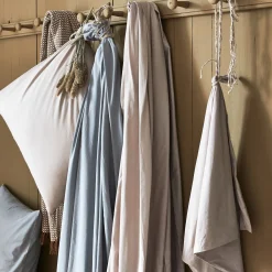 Drap plat en coton 180x300cm - beige alpilles