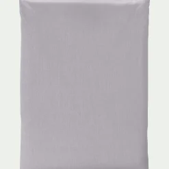 Drap plat en coton 270x300cm - gris restanque