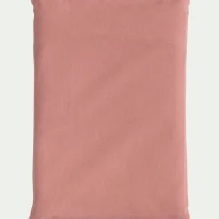 Drap plat en coton 270x300cm - rouge ricin