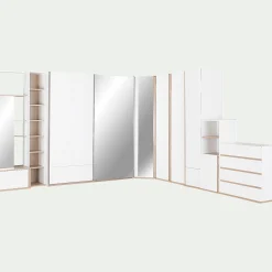 Dressing modulable en bois - blanc